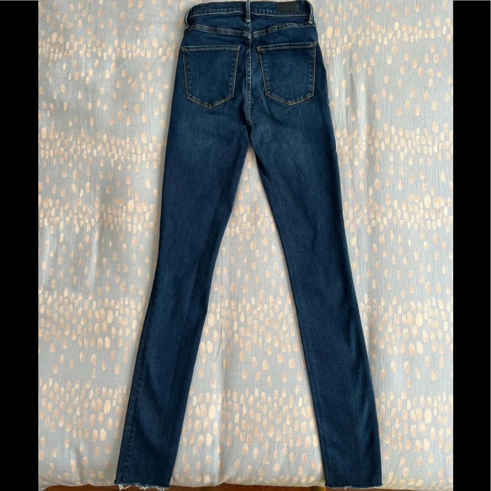 SOLD OUT EUC Abercrombie Ultra High Rise Super Skinny Ankle Jeans LONG Sz24/00 - Picture 3 of 4